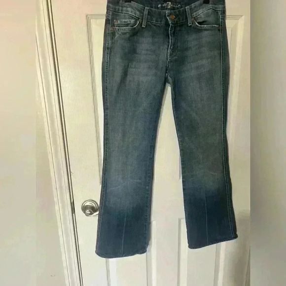 7 for all Mankind Bootcut Jean A-pocket style size 28. Denim. - Picture 2 of 16